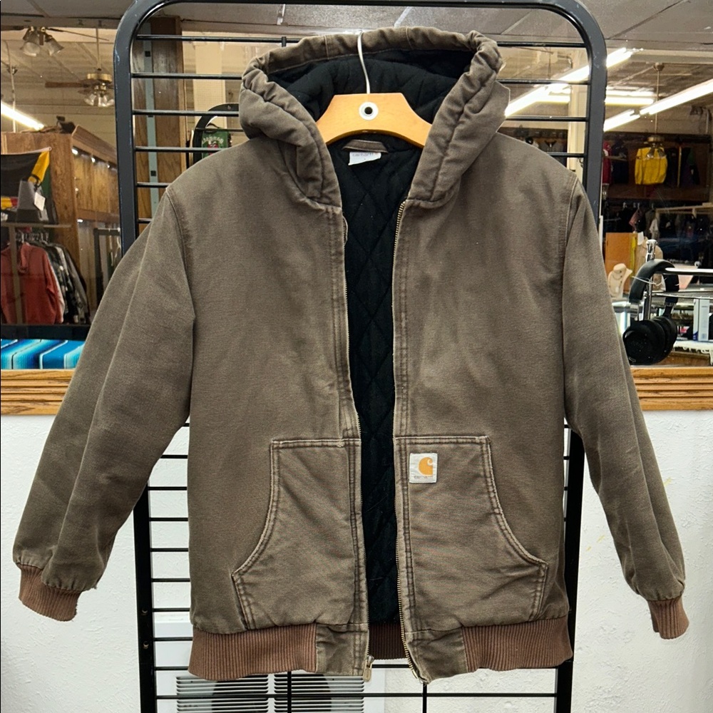 Carhartt Tan Hooded Jacket